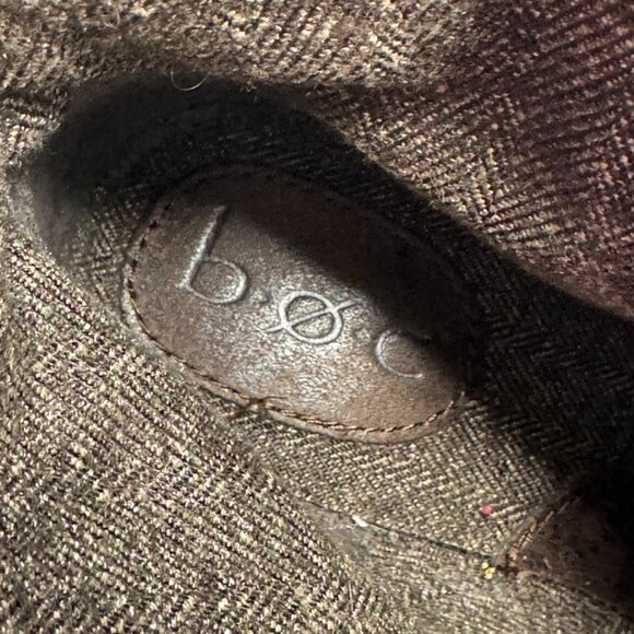 BOC Womens Brown Vegan Leather Tassel Accent Side Zip Heeled Booties Size 8.5 - Picture 11 of 15